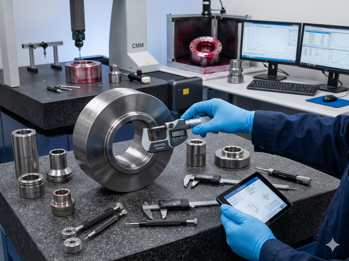 Stellite Quality Control Process Quality inspection of Stellite alloy parts