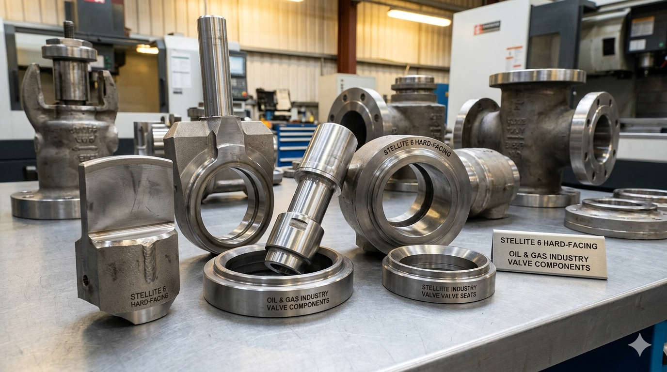 Stellite 6 Valve Parts Stellite 6 valve components for oil and gas industry