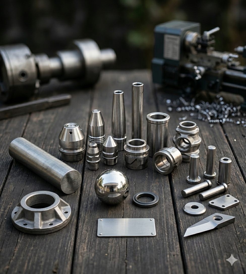 Stellite alloy components -- valve seats, welding rods, and wear parts