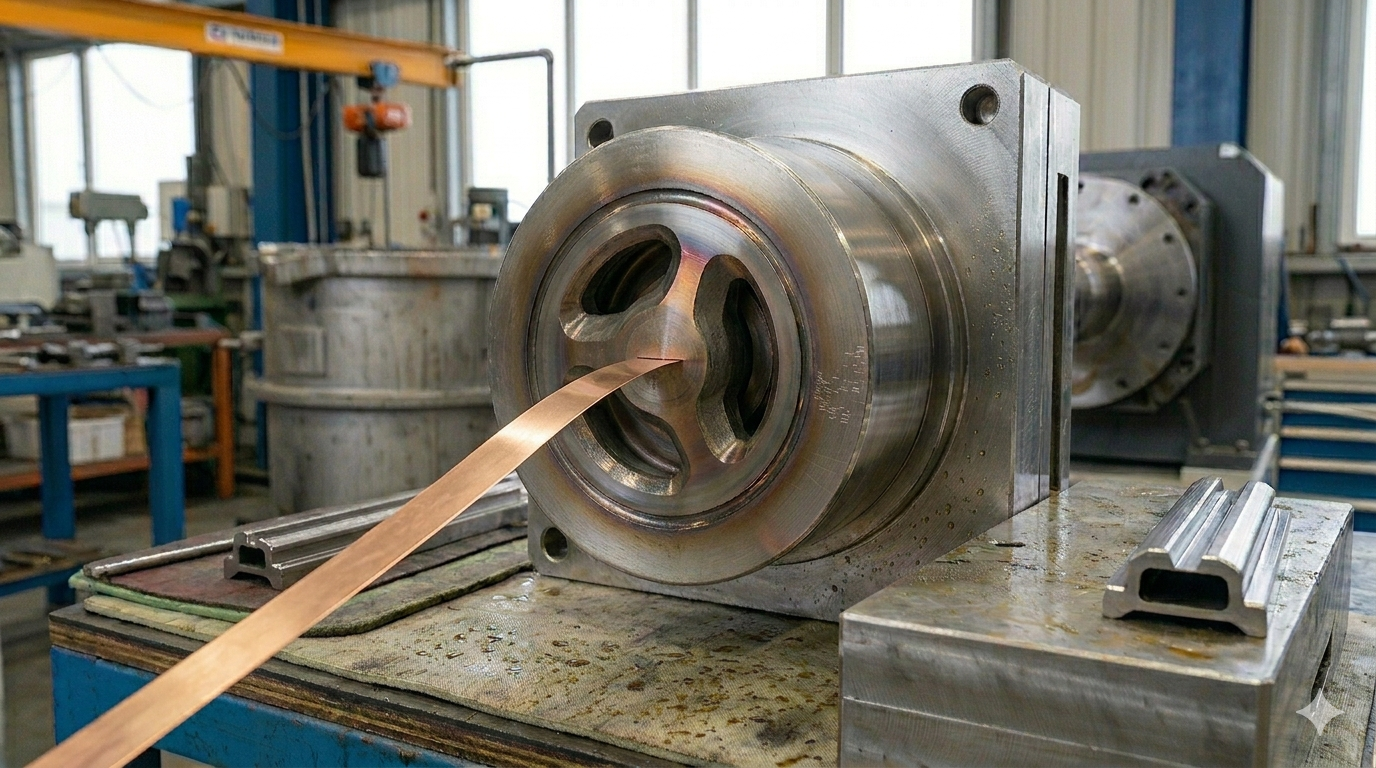 Stellite Extrusion Dies Stellite extrusion die for continuous copper extrusion