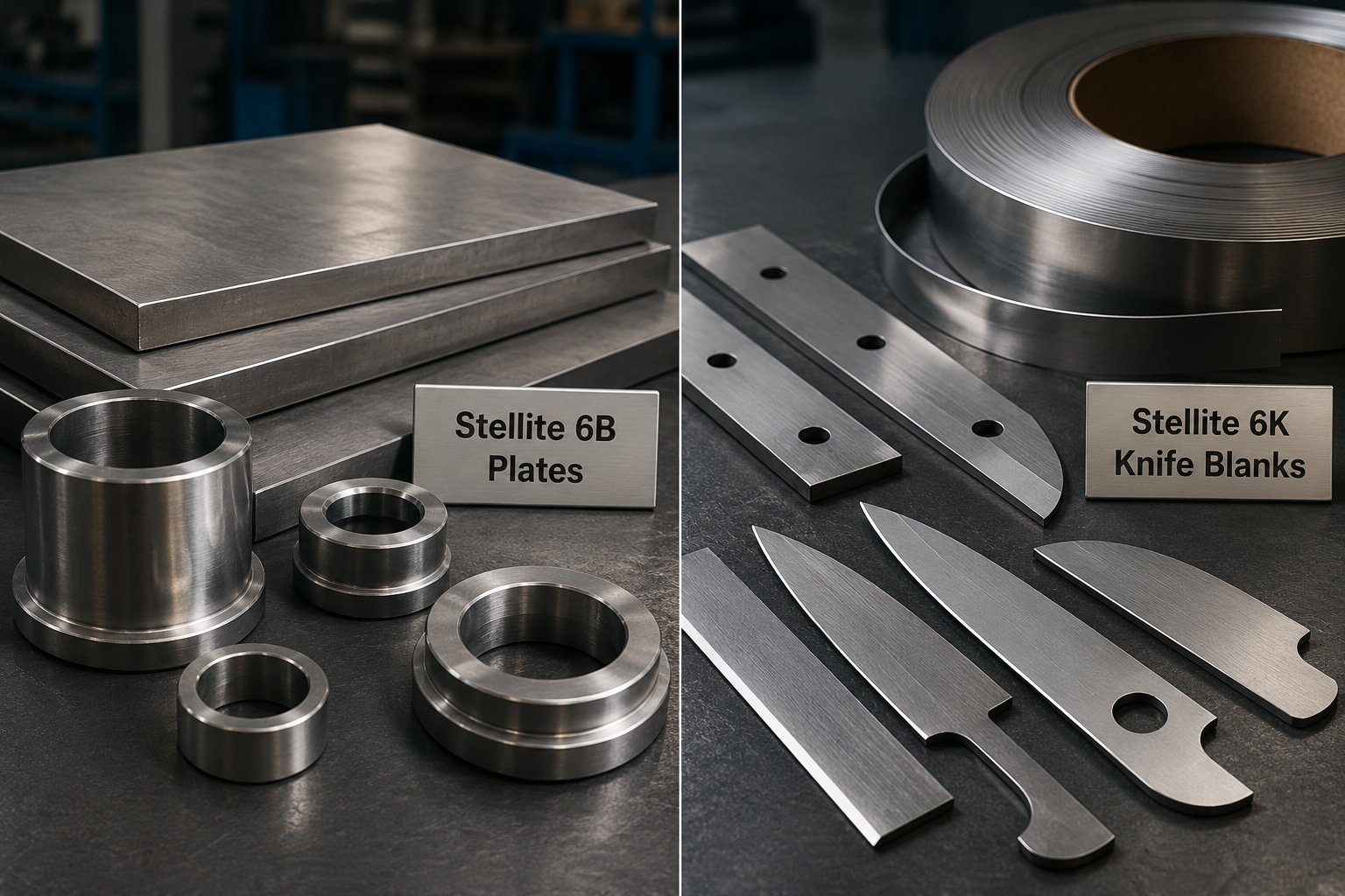 Stellite 6B vs Stellite 6K